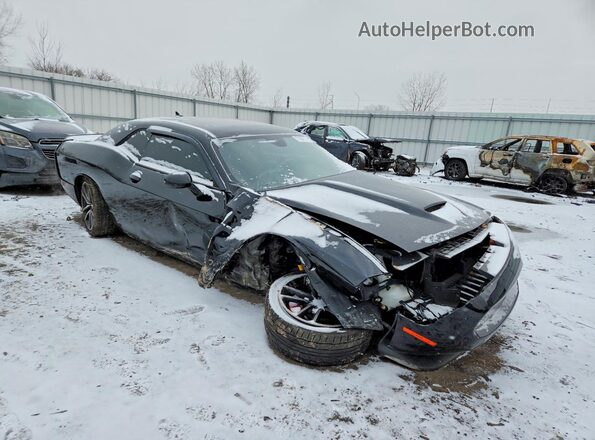 2C3CDZBT1NH223488 2022 DODGE CHALLENGER Черный Передняя правая четверть