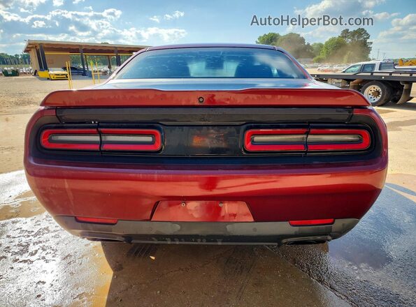 2C3CDZBT2HH509340 2017 DODGE CHALLENGER Burgundy Вид ззаду