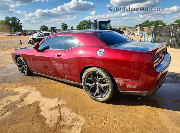 2C3CDZBT2HH509340 2017 DODGE CHALLENGER Burgundy Задня ліва чверть