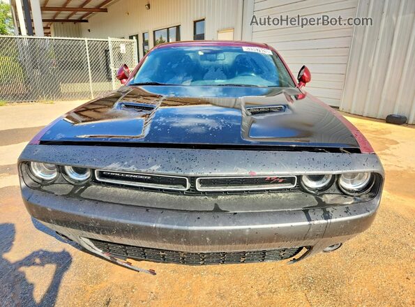 2C3CDZBT2HH509340 2017 DODGE CHALLENGER Burgundy Вид спереду