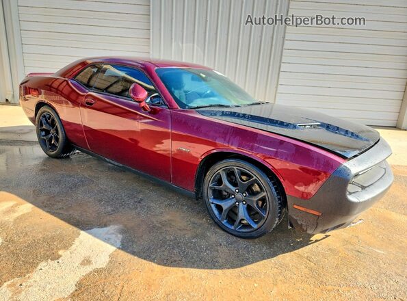 2C3CDZBT2HH509340 2017 DODGE CHALLENGER Burgundy Передня права чверть