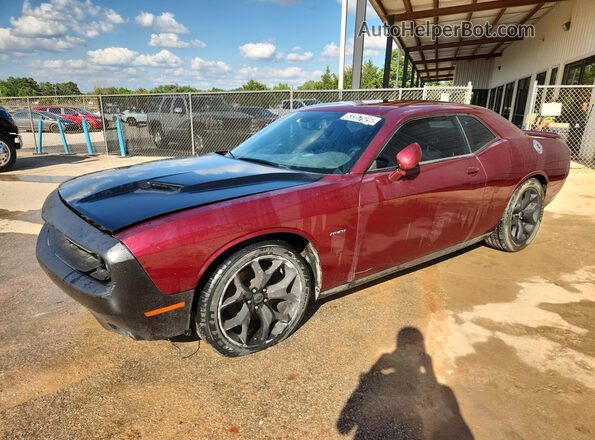 2C3CDZBT2HH509340 2017 DODGE CHALLENGER Burgundy Панорамний вид салону 360°