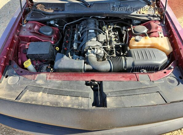 2C3CDZBT2HH509340 2017 DODGE CHALLENGER Burgundy Вид задньої частини салону