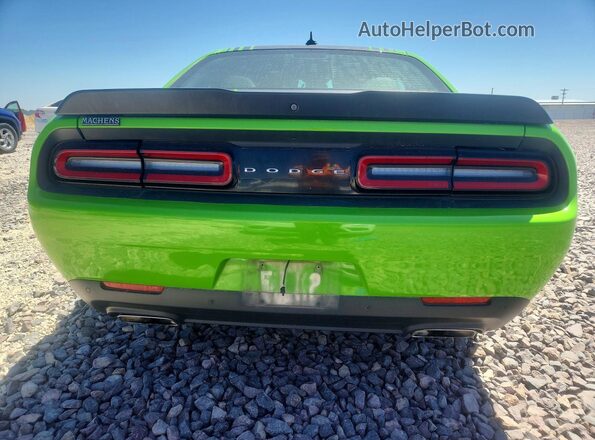 2C3CDZBT3HH601136 2017 DODGE CHALLENGER Зеленый Вид сзади