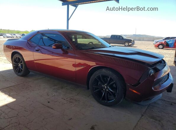 2C3CDZBT3JH288627 2018 DODGE CHALLENGER Красный Передняя правая четверть