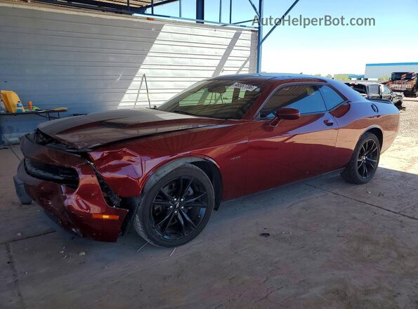 2C3CDZBT3JH288627 2018 DODGE CHALLENGER Красный Передняя левая четверть