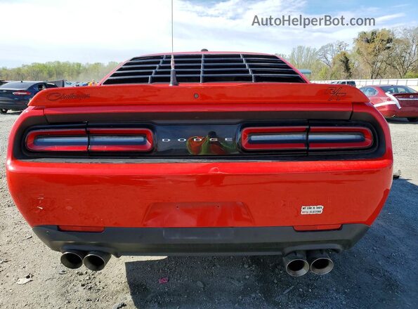 2C3CDZBT3NH151595 2022 DODGE CHALLENGER Красный Вид сзади
