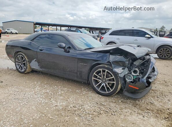 2C3CDZBT3NH230619 2022 DODGE CHALLENGER Черный Передняя правая четверть