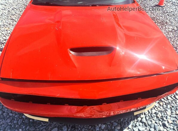 2C3CDZBT3PH634457 2023 DODGE CHALLENGER Оранжевый Вид задней части салона
