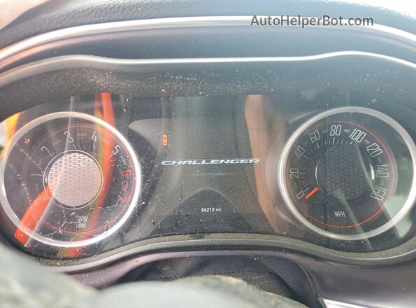 2C3CDZBT4GH264992 2016 DODGE CHALLENGER Белый Вид щитка приборов