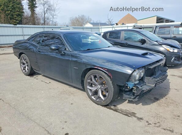 2C3CDZBT5KH571645 2019 DODGE CHALLENGER Черный Передняя правая четверть
