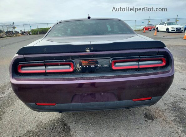 2C3CDZBT5MH607059 2021 DODGE CHALLENGER Purple Widok z tyłu