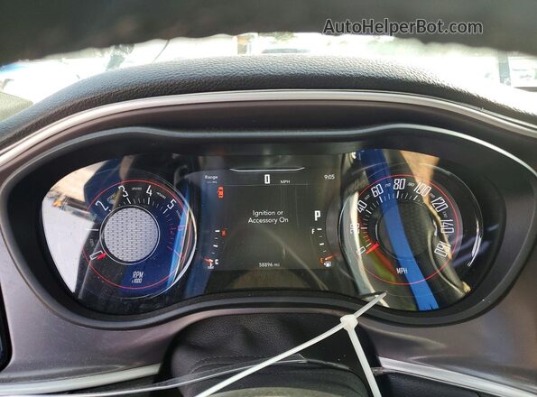 2C3CDZBT5MH660425 2021 DODGE CHALLENGER Синий Вид щитка приборов