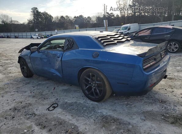 2C3CDZBT5MH660425 2021 DODGE CHALLENGER Синий Задняя левая четверть