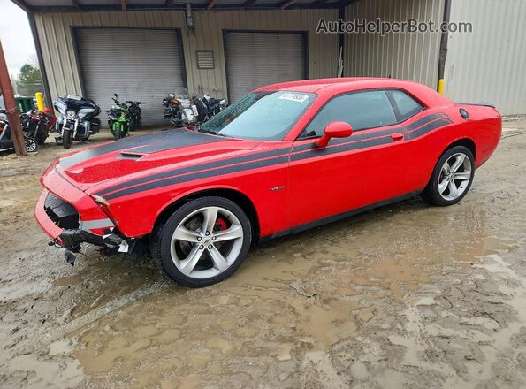 2C3CDZBT7HH658326 2017 DODGE CHALLENGER Красный Передняя левая четверть