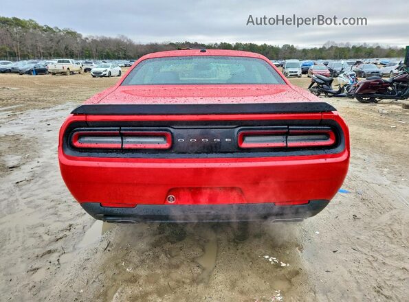 2C3CDZBT7HH658326 2017 DODGE CHALLENGER Красный Вид сзади