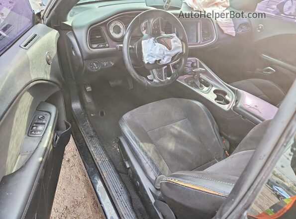 2C3CDZBT7KH573784 2019 DODGE CHALLENGER Черный Вид панели приборов