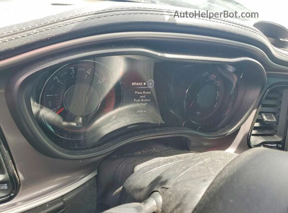 2C3CDZBT7NH233863 2022 DODGE CHALLENGER White Instrument cluster view