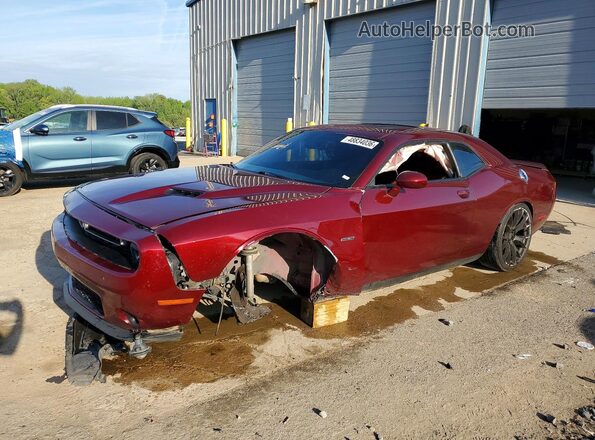 2C3CDZBT8JH297260 2018 DODGE CHALLENGER Бордовый Передняя левая четверть