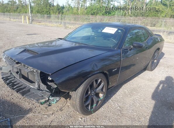 2C3CDZBT9KH550880 2019 DODGE CHALLENGER Черный Передняя левая четверть