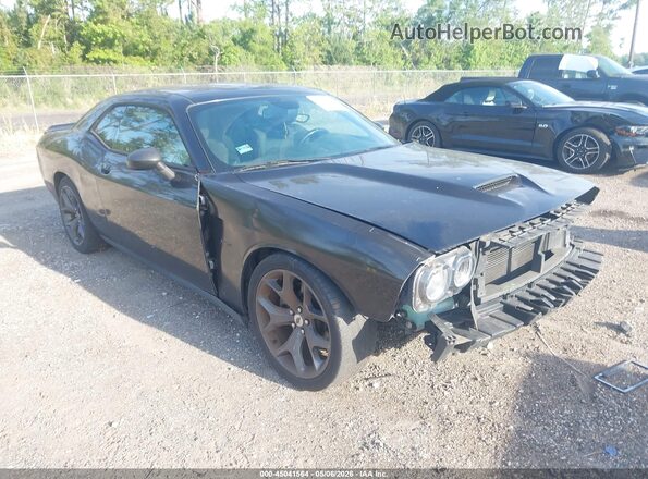 2C3CDZBT9KH550880 2019 DODGE CHALLENGER Черный Передняя правая четверть
