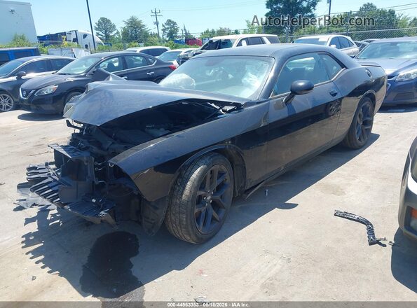 2C3CDZBT9NH233993 2022 DODGE CHALLENGER Черный Передняя левая четверть