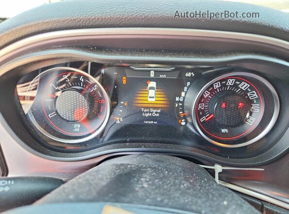 2C3CDZBTXKH529973 2019 DODGE CHALLENGER Серый Вид щитка приборов