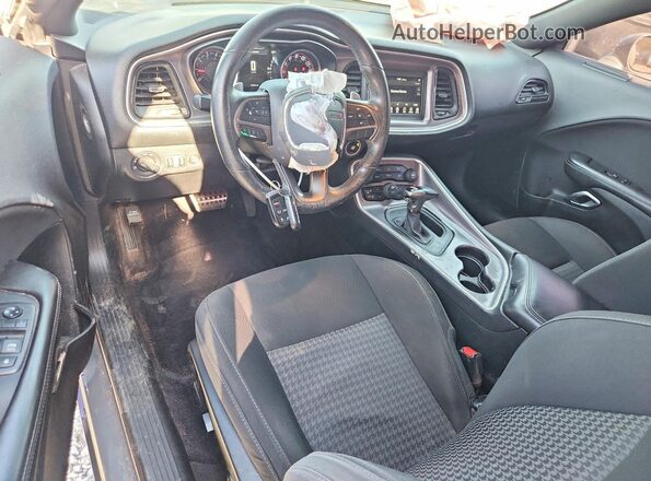 2C3CDZBTXKH529973 2019 DODGE CHALLENGER Серый Вид панели приборов