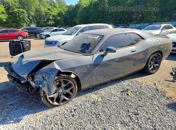 2C3CDZBTXKH529973 2019 DODGE CHALLENGER Серый Передняя левая четверть