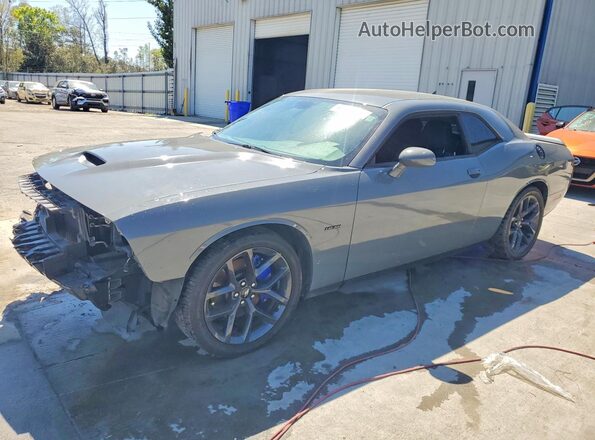 2C3CDZBTXKH652379 2019 DODGE CHALLENGER Серый Передняя левая четверть