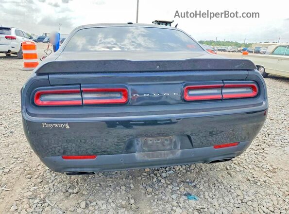 2C3CDZBTXKH751946 2019 DODGE CHALLENGER Black Widok z tyłu