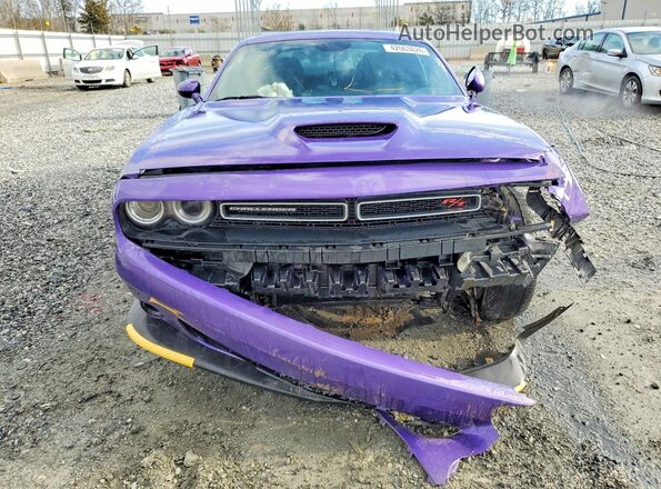 2C3CDZBTXPH668587 2023 DODGE CHALLENGER Фиолетовый Вид спереди