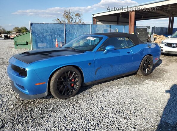 2C3CDZC90GH137210 2016 DODGE CHALLENGER Синий Передняя левая четверть