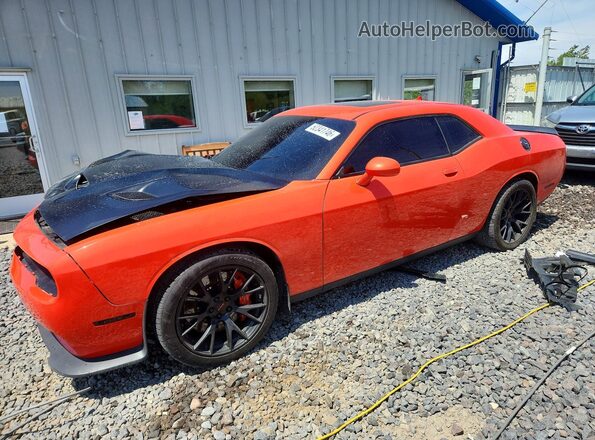 2C3CDZC91GH314377 2016 DODGE CHALLENGER Оранжевый Передняя левая четверть