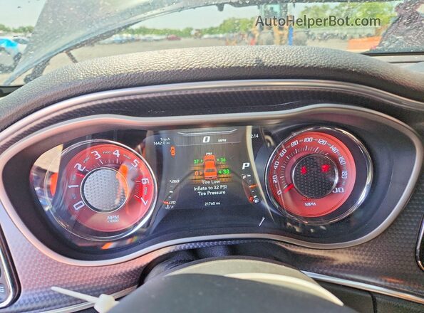 2C3CDZC91GH314377 2016 DODGE CHALLENGER Оранжевый Вид щитка приборов