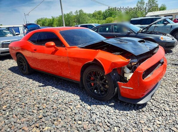 2C3CDZC91GH314377 2016 DODGE CHALLENGER Оранжевый Передняя правая четверть