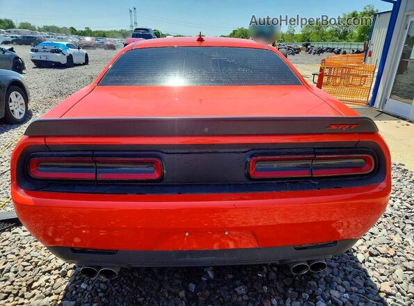 2C3CDZC91GH314377 2016 DODGE CHALLENGER Оранжевый Вид сзади