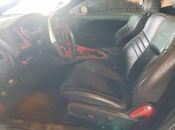 2C3CDZC92GH245067 2016 DODGE CHALLENGER Black Widok wnętrza z przodu