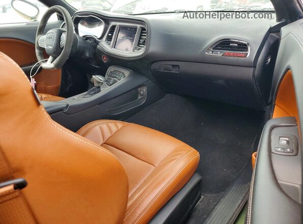 2C3CDZC96PH633757 2023 DODGE CHALLENGER Green უკანა სალონის ხედი