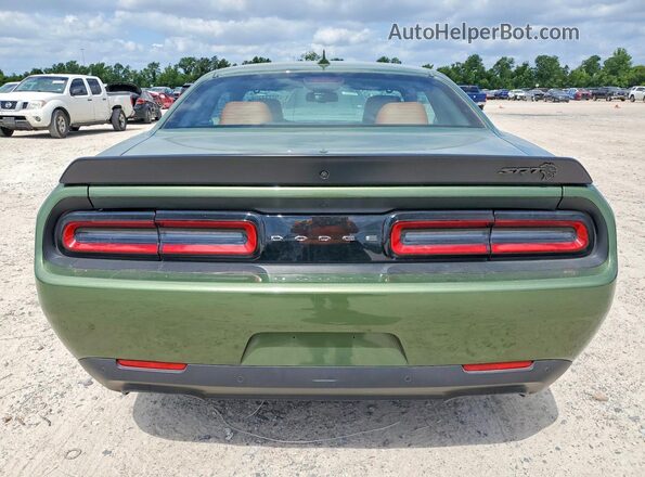 2C3CDZC96PH633757 2023 DODGE CHALLENGER Green უკანა ხედი