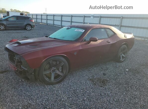2C3CDZC97JH175248 2018 DODGE CHALLENGER Темно-бордовый Передняя левая четверть