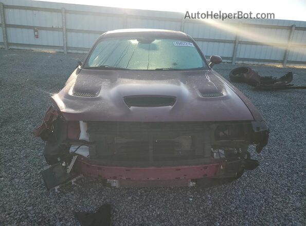 2C3CDZC97JH175248 2018 DODGE CHALLENGER Темно-бордовый Вид спереди
