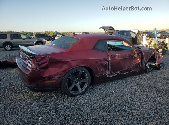 2C3CDZC97JH175248 2018 DODGE CHALLENGER Темно-бордовый Задняя правая четверть