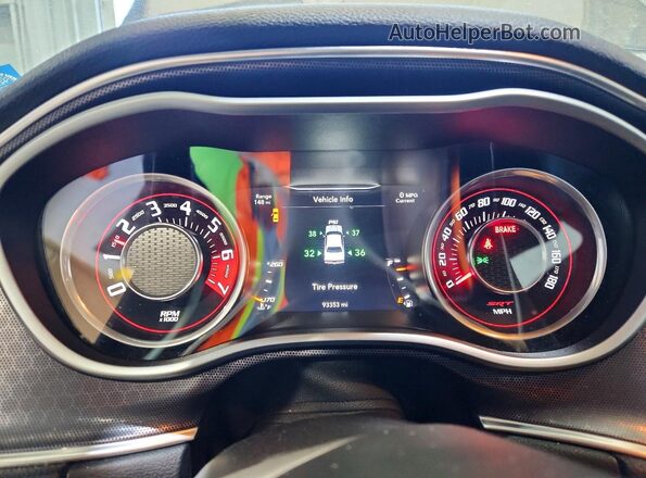 2C3CDZDJ4GH131340 2016 DODGE CHALLENGER Gray Vista del cuadro de instrumentos