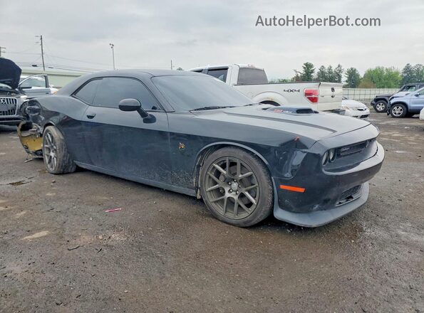 2C3CDZFJ0GH240455 2016 DODGE CHALLENGER Черный Передняя правая четверть