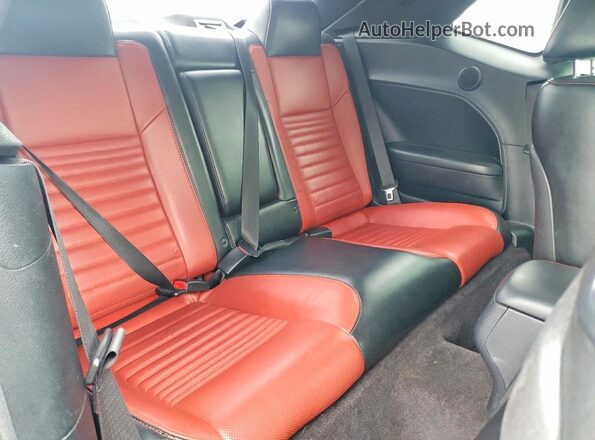 2C3CDZFJ0GH240455 2016 DODGE CHALLENGER Черный Вид задних сидений