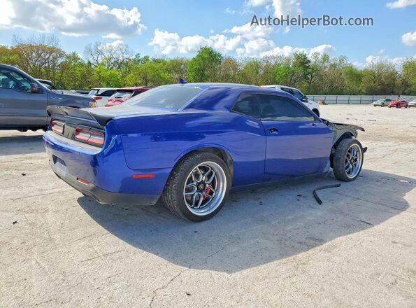 2C3CDZFJ0LH161667 2020 DODGE CHALLENGER Blue Tył prawy