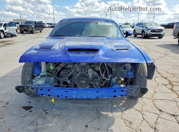 2C3CDZFJ0LH161667 2020 DODGE CHALLENGER Blue Widok z przodu