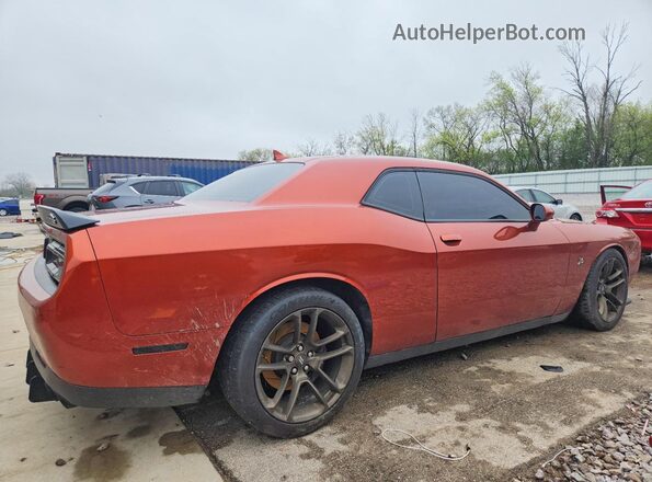 2C3CDZFJ0LH179506 2020 DODGE CHALLENGER Оранжевый Задняя правая четверть