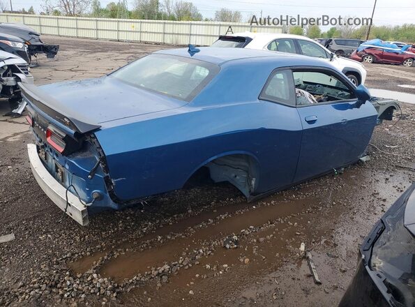 2C3CDZFJ0MH583780 2021 DODGE CHALLENGER Blue Tył prawy